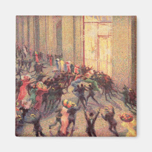Íman Motim na galeria, 1909 (óleo em canvas)