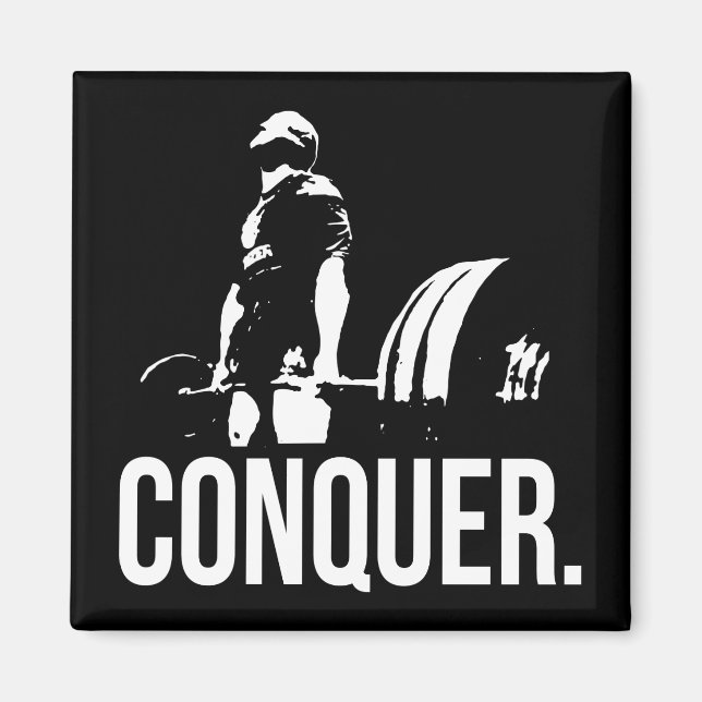 Íman Motivação "Construção de corpo" - Conquistar (Frente)