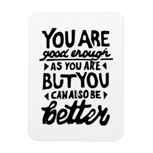 Íman Motivação Cotação Lino Impressão