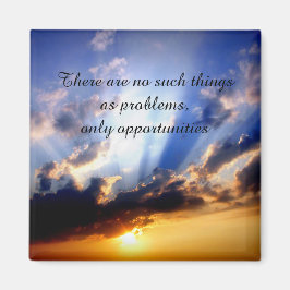 Íman Motivação de afirmação positiva sobre desafios