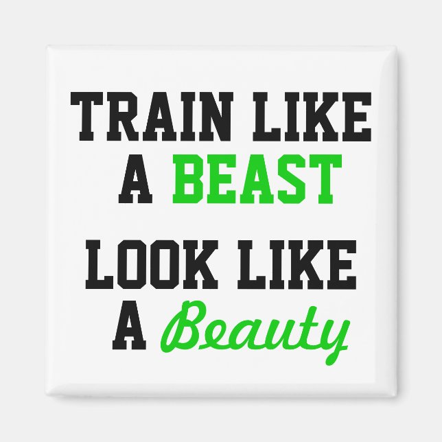 Íman Motivação de Workout (Frente)