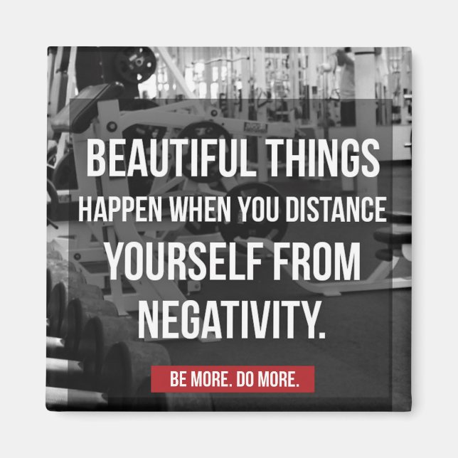 Íman Motivação de Workout de Construção de Pormenores - (Frente)