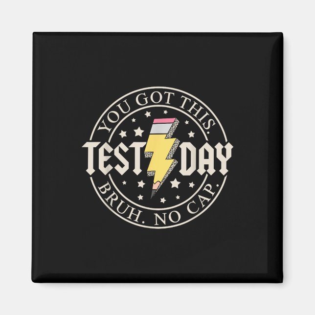 Íman Motivação Do Dia De Teste De Estado De Estado De E (Frente)
