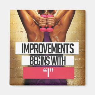 Íman Motivação do Workout - As Melhorias Começam Com "I