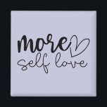 Íman Motivação Inspiracional "Mais Autoamor"<br><div class="desc">Adicione um lembrete gentil à sua rotina diária com este ímã motivacional estilo boho "Mais Autoamor". Projetado no estilo moderno minimalista com tons suaves, calmantes e tipografia elegante, é perfeito para encorajar o autocuidado, a autoestima e a energia positiva. Seja exibido na sua geladeira, conselho de escritório, ou armário, este...</div>