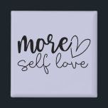 Íman Motivação Inspiracional "Mais Autoamor"<br><div class="desc">Adicione um lembrete gentil à sua rotina diária com este ímã motivacional estilo boho "Mais Autoamor". Projetado no estilo moderno minimalista com tons suaves, calmantes e tipografia elegante, é perfeito para encorajar o autocuidado, a autoestima e a energia positiva. Seja exibido na sua geladeira, conselho de escritório, ou armário, este...</div>