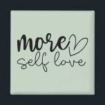 Íman Motivação Inspiracional "Mais Autoamor"<br><div class="desc">Adicione um lembrete gentil à sua rotina diária com este ímã motivacional estilo boho "Mais Autoamor". Projetado no estilo moderno minimalista com tons suaves, calmantes e tipografia elegante, é perfeito para encorajar o autocuidado, a autoestima e a energia positiva. Seja exibido na sua geladeira, conselho de escritório, ou armário, este...</div>