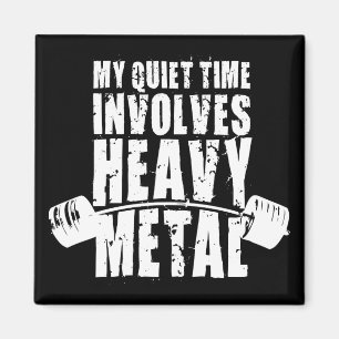 Íman Motivação "Levantamento de Peso" - Metal Pesado