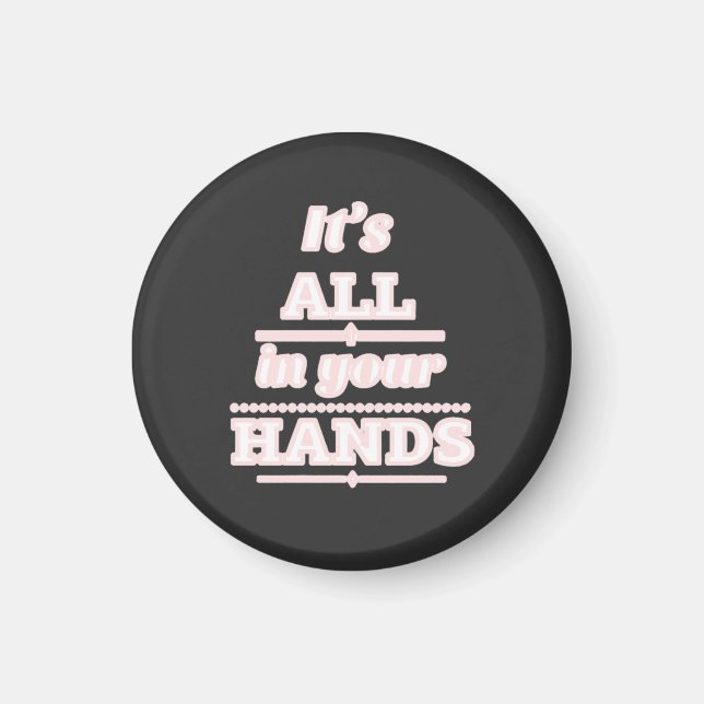 Íman Motivação, Vida, Coragem (Frente)