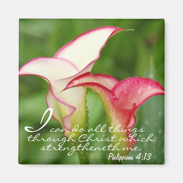 Íman Motivation Calla Lily Magnet (Frente)