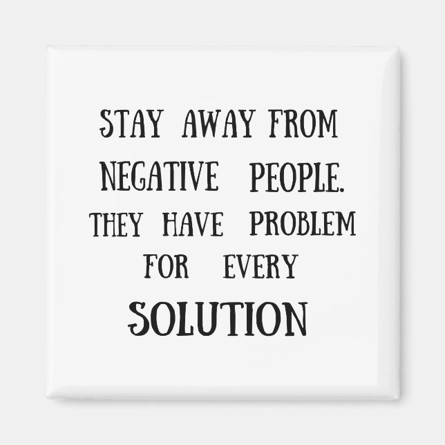 Íman Motivational cita discursos engraçados da vida (Frente)