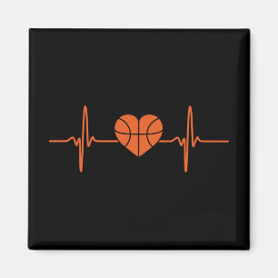 Íman Motivo desportivo de pulsação de basquete