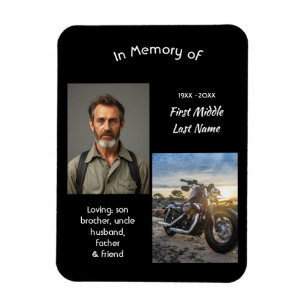 Íman Moto Chopper de Lembrança Memorial