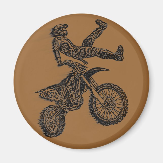 Íman Moto fora da estrada (Frente)