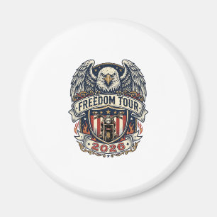 Íman Moto Freedom Tour 2026 Vintage Eagle