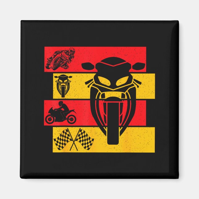 Íman Moto Gp Motorcycle Gp Racing Motorcycles Biker Boy (Frente)