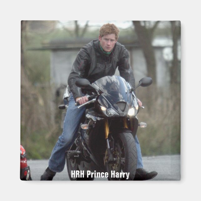 Íman Moto Príncipe Harry (Frente)