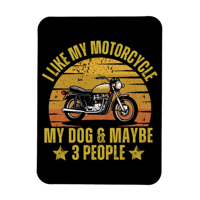 Íman Motocicleta de Cachorro (Vertical)