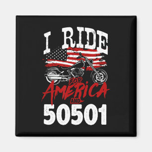 Íman Motociclista Anti Trump 50501 Pró-democracia Re