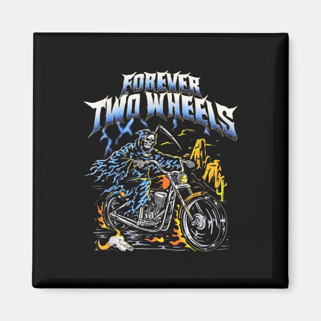 Íman Motociclista Biker Chopper Tw (Frente)