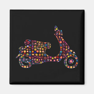 Íman Motociclo com motor de Patinete com ventilador