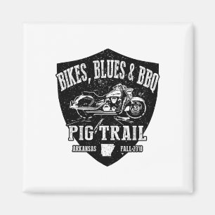Íman Motociclo de Churrasco Blues do Pig Trail Bikes Of