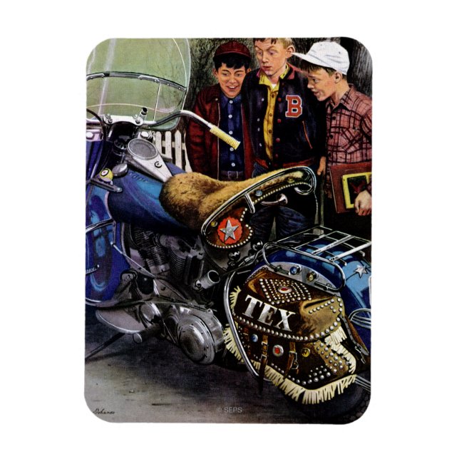 Íman Motociclo do Tex (Vertical)