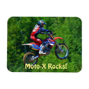 Íman Motocross Dirt Racer Art Magnet
