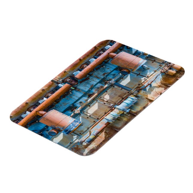 Íman Motor a diesel imperial do Atlas antigo e enferruj (Left Side)