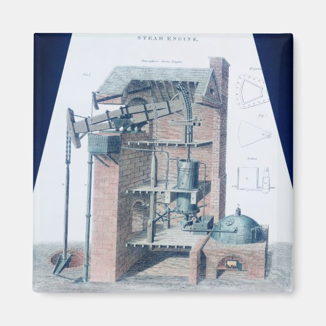 Íman Motor a vapor atmosférico (Frente)