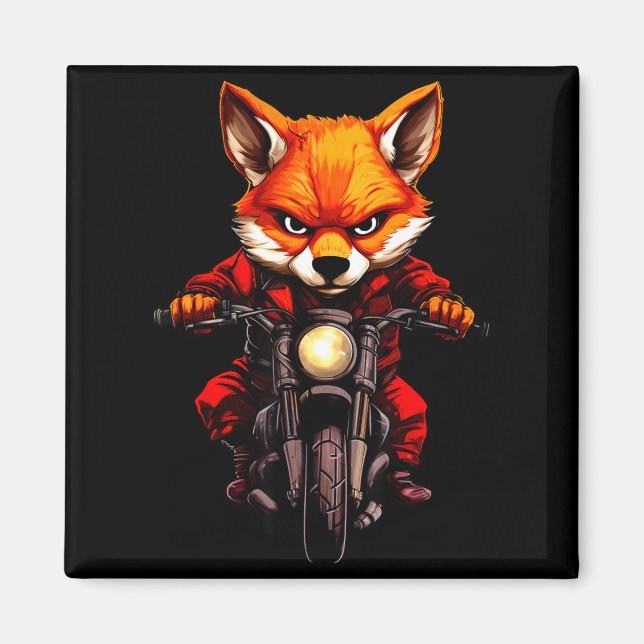 Íman Motorcycle Foxes  (Frente)