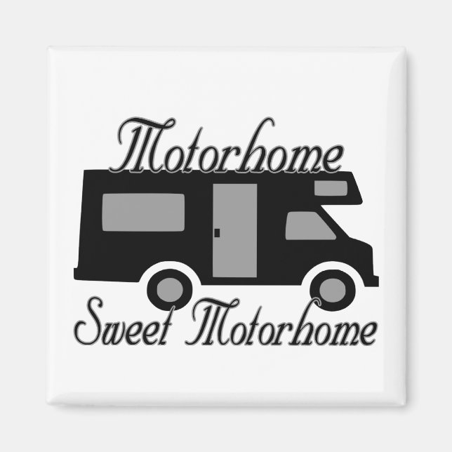 Íman Motorhome Sweet Motorhome RV (Frente)