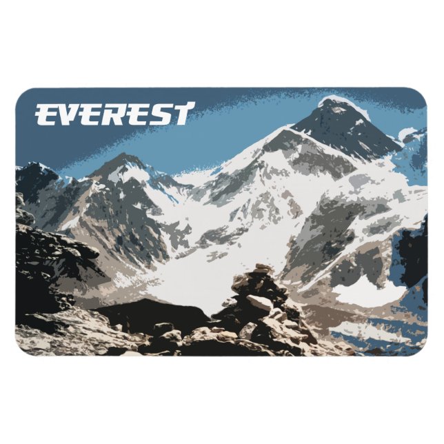 Íman Mount Everest View, Nepal (Horizontal)
