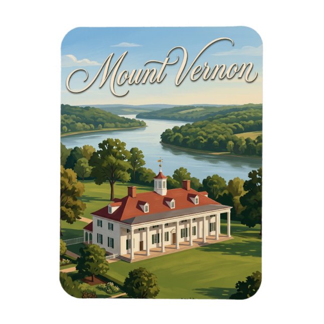 Íman Mount Vernon Virgínia (Vertical)
