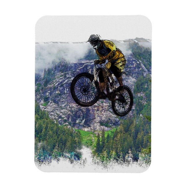 Íman Mountain Air BMXer - BMX Rider (Vertical)