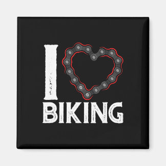 Íman Mountain Bike Cycling Bicycle I Love Biking 