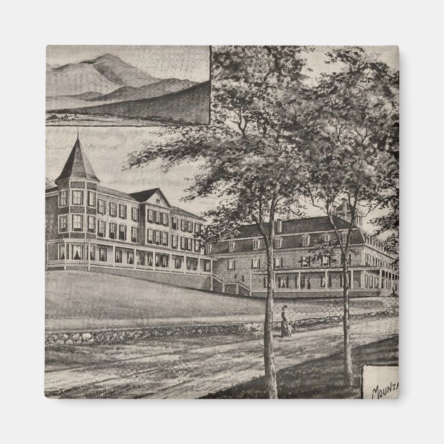 Íman Mountain View House, Whitefield, NH (Frente)