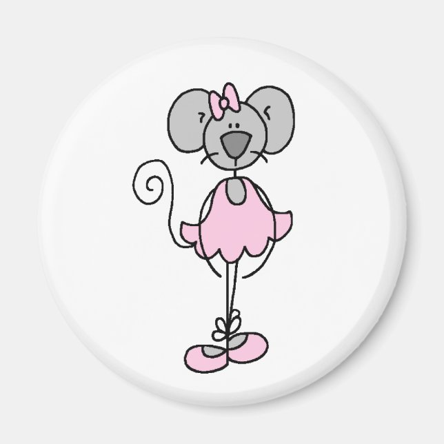 Íman Mouse Ballerina Magnet (Frente)