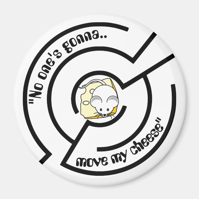 Íman Mouse Cheiroso Maze Engraçado (Frente)