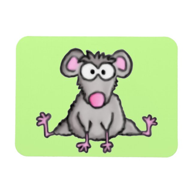 Íman Mouse flexível (Horizontal)