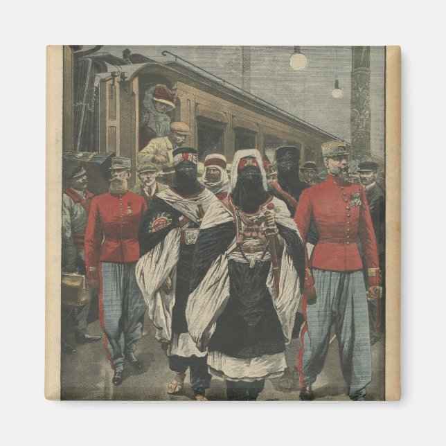 Íman Moussa Ag Amastane chegando a Paris (Frente)