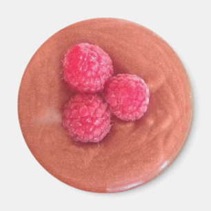 Íman Mousse de Chocolate com Framboesas