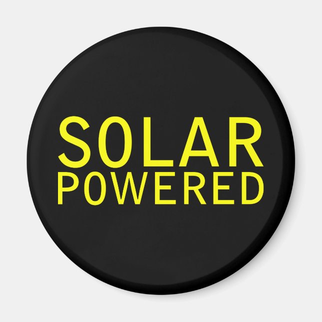 Íman movido a energia solar (Frente)