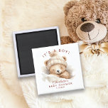 Íman Movimentação do Chá de fraldas de Favoritos do Urs<br><div class="desc">Urso bonitinho favorece o ímã para um chá de fraldas neutro. Itens correspondentes disponíveis em nosso compro.</div>