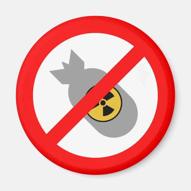 Íman Movimento para a PÉSSIMA Paz! SEM BOMBA NUCLEAR! (Frente)