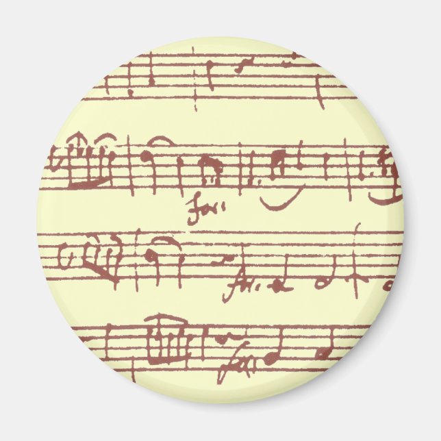 Íman Mozart Magnet 2-1/4" (Frente)