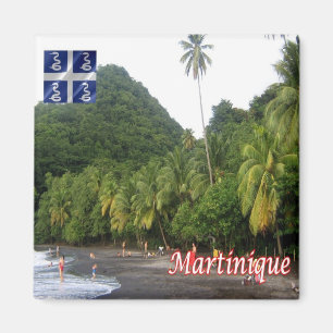 Íman MQ - Martinica - Anse Céron-The Black Sand Beach