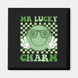 Íman Mr Lucky Charm Suspenders St Patricks Day Boys Kid