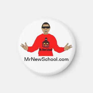 Íman Mr. New-School Magnet (1,25 Polegadas)