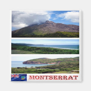 Íman MS - Montserrat - Mosaico - Colagem